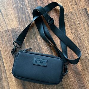 Dagne Dover Black Mara Neoprene Phone Sling